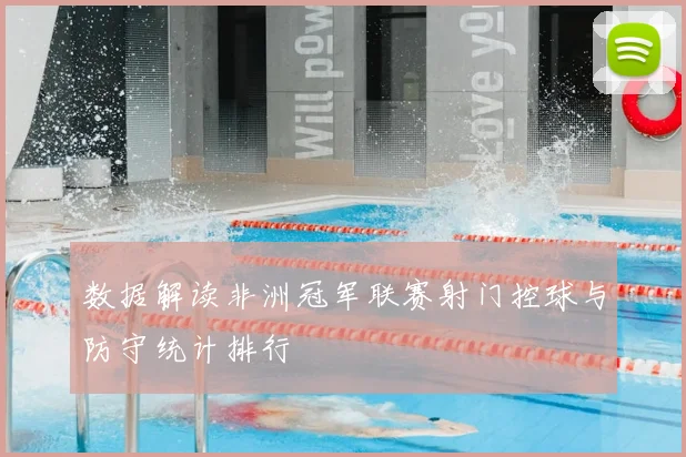 数据解读非洲冠军联赛射门控球与防守统计排行